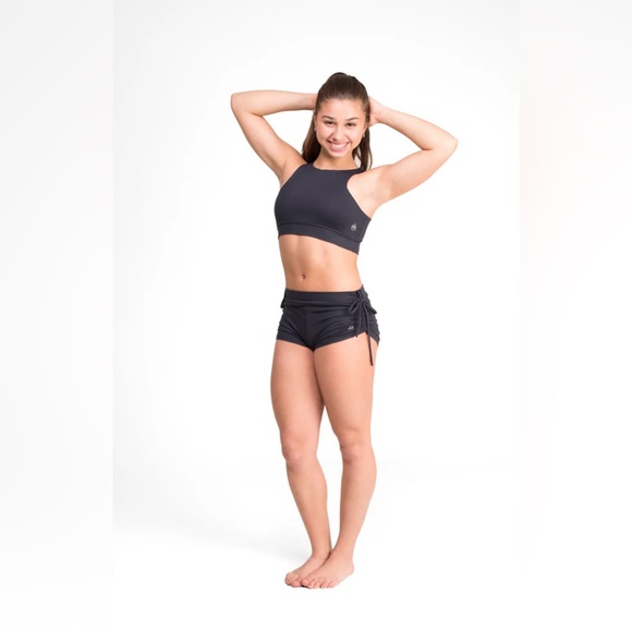 Shakti Activewear side string shorts size M - Picture 3 of 9